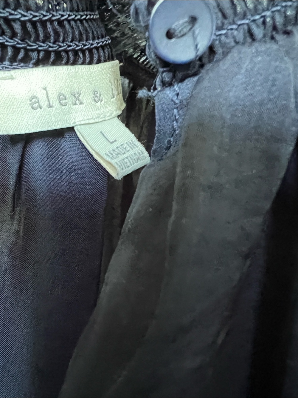 Alex & lili Sleeveless Navy Women’s Top - Picture 4 of 4
